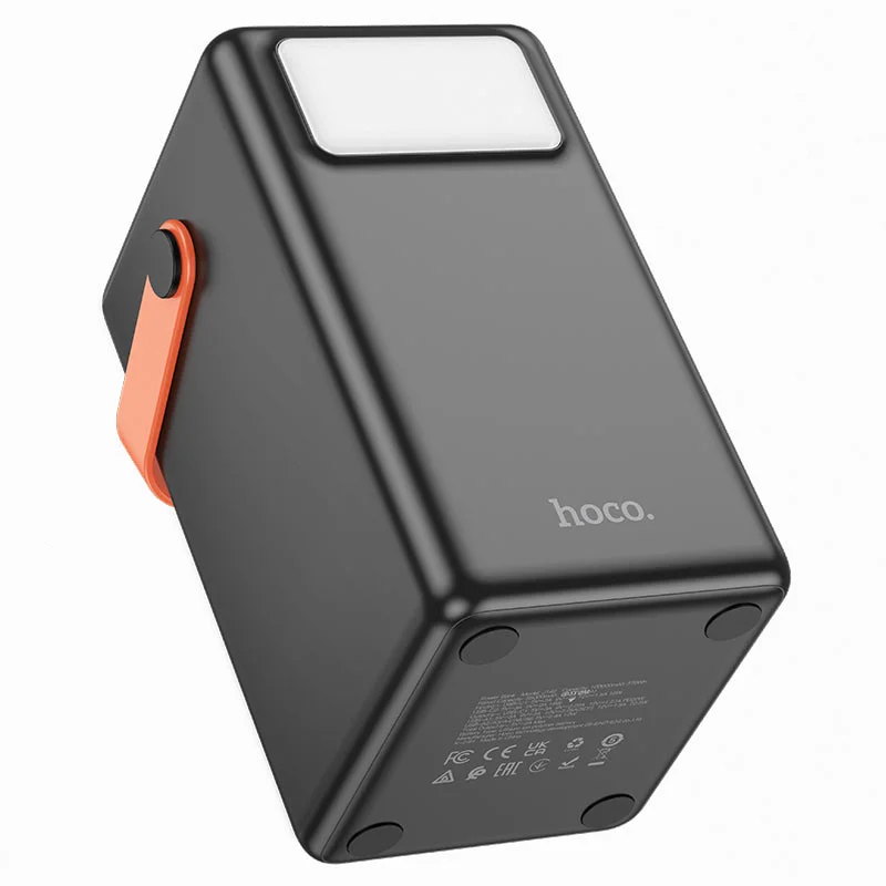 HOCO J142 Surpass 100000mAh Power Bank, 22.5W Fast Charging, 7 Output Ports, Black - Thumbnail 10
