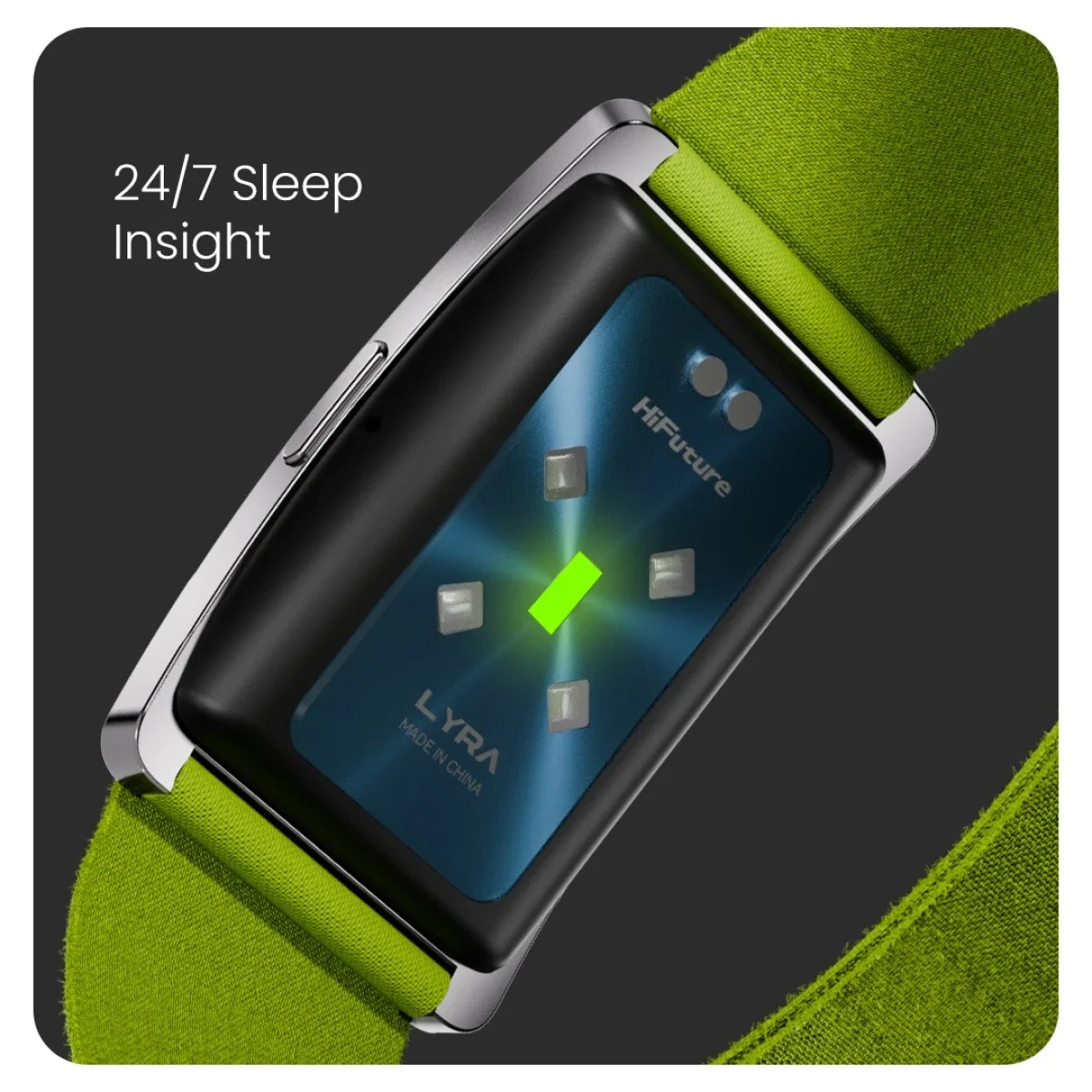 HiFuture LYRA Screen-Free Fitness Tracker, 170+ Sports, 6-Axis Sensor, Sleep Tracking, Personalized Training, Up to Two Weeks Battery Life, Gray - Image 8