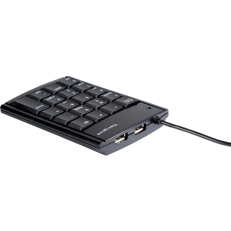 لوحة مفاتيح رقمية Targus Ultra Mini USB سلكية بتوصيل فوري - أسود - Thumbnail 10