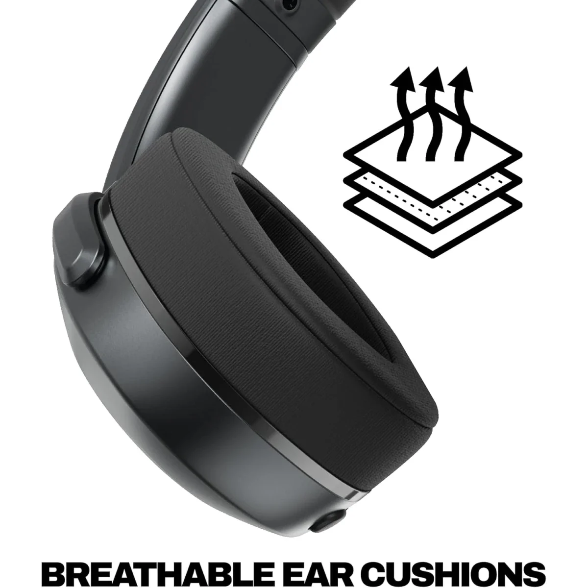 Skullcandy Crusher 540 Active Wireless Bluetooth Over-Ear Headphones, Coal - Thumbnail 4