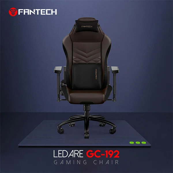 كرسي ألعاب Fantech Ledare GC192 بني - Thumbnail 2