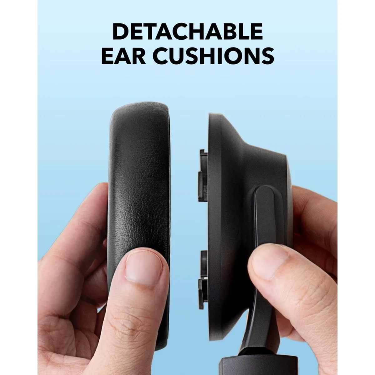 Anker Soundcore Q11i Wireless Over-Ear Bluetooth Headphones, White - Thumbnail 2