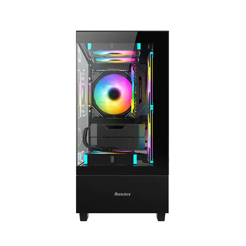Huntkey G35 PC Case – Black – No Case Fans Included - Thumbnail 6