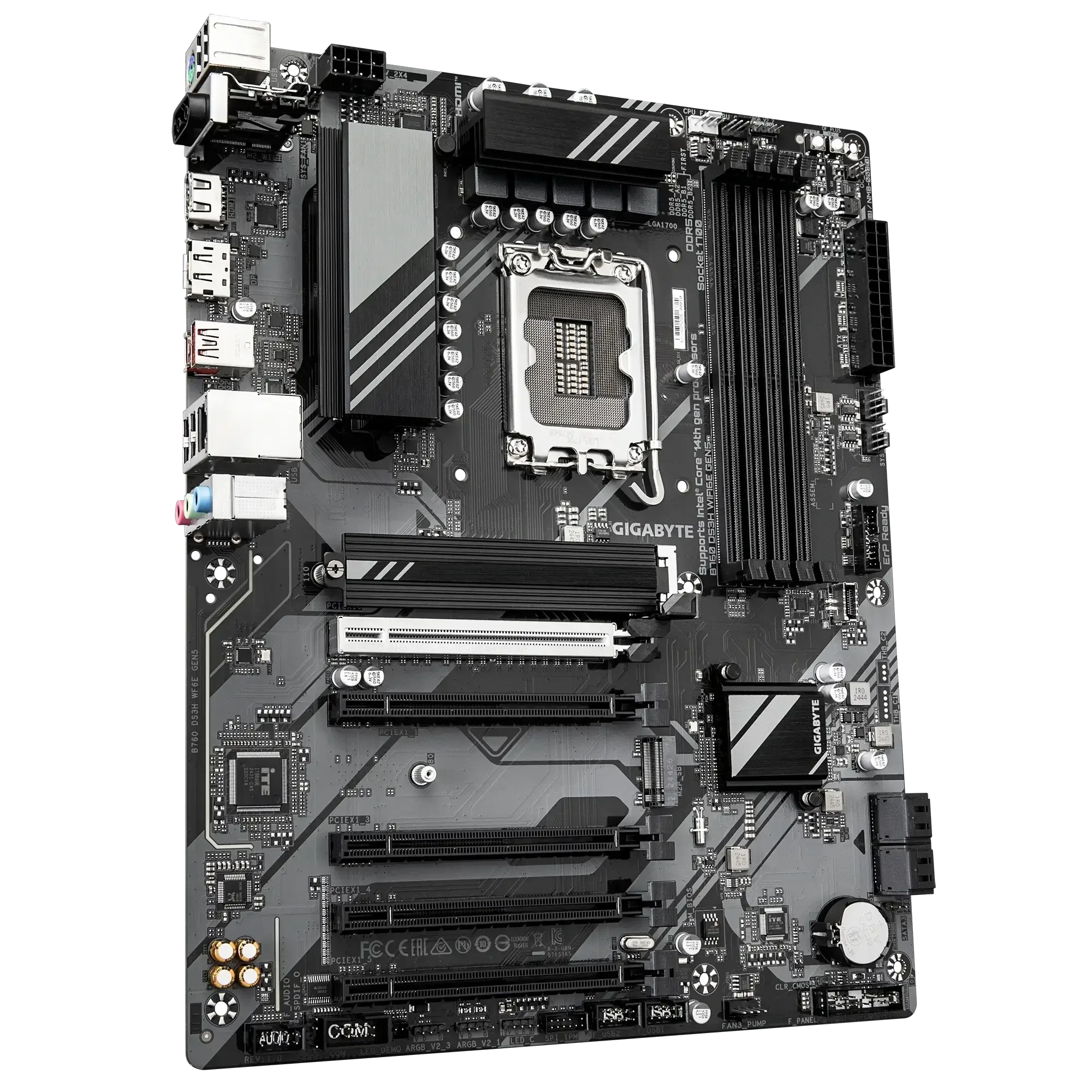 لوحة كمبيوتر GIGABYTE B760 DS3H WIFI6E GEN5 DDR5 - Image 2