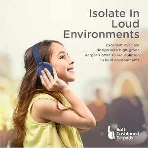 Promate Coddy Kids Wired & Wireless Headphones, 85dB-93dB Safe Volume, 20H Playtime, Emerald - Thumbnail 13