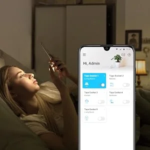 مقبس ذكي TP-LINK Tapo P100 بتقنية Wi-Fi، 13 أمبير، أبيض - Thumbnail 11