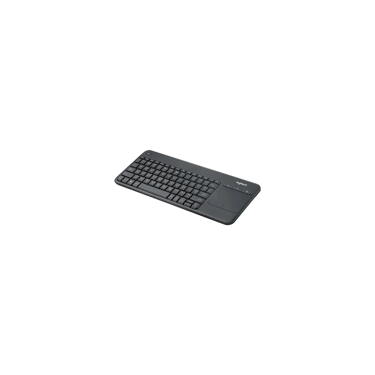كيبورد تلفزيون لاسلكي Logitech K400 Plus مع لوحة لمس مدمجة - أسود - Thumbnail 3