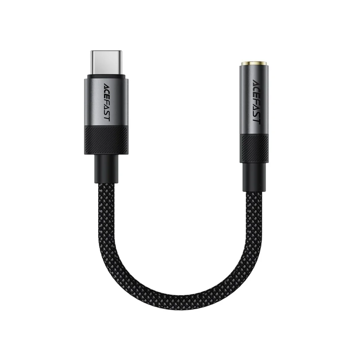 محول صوت ACEFAST J12 من USB-C إلى 3.5 مم عالي الدقة - أسود - Thumbnail 2