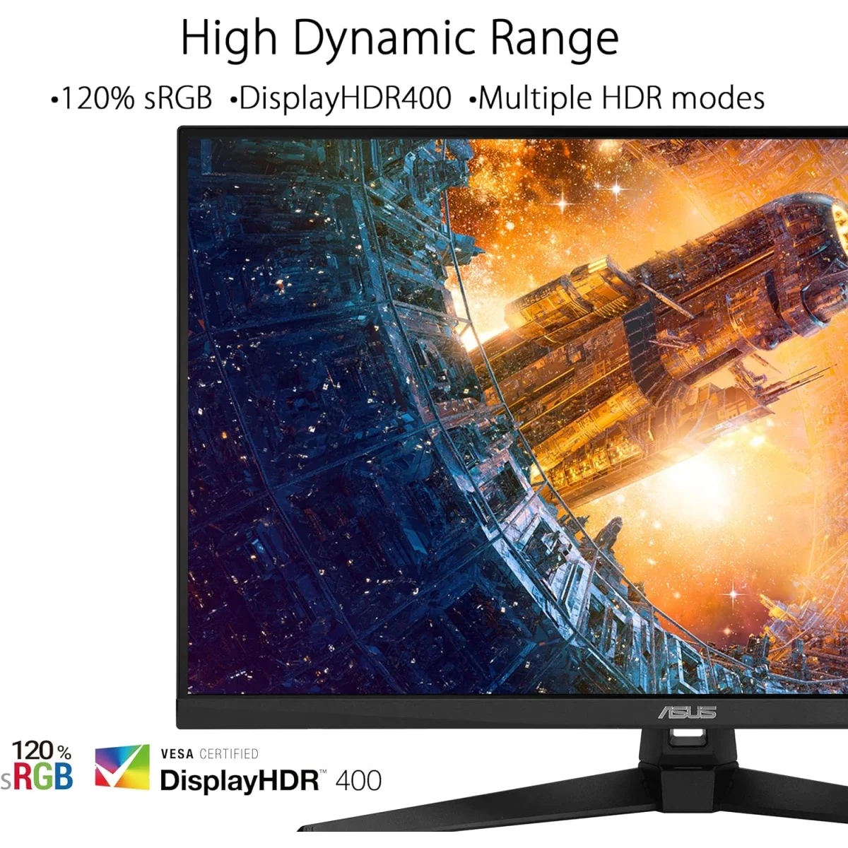شاشة ألعاب Asus TUF Gaming VG32UQA1A 32 إنش 4K UHD بتردد 160Hz وزمن استجابة 1ms HDR 400 - Thumbnail 5