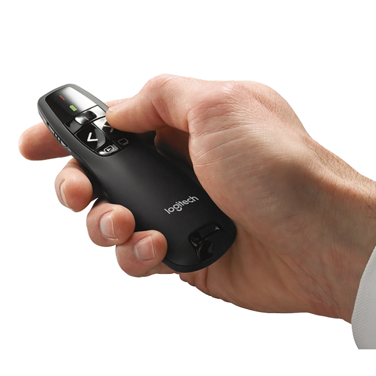 جهاز تحكم بالعروض Logitech R400 لاسلكي مع مؤشر ليزر أحمر