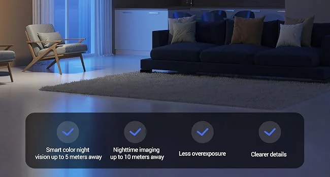 كاميرا مراقبة داخلية Ezviz CP1 Pro 4K مع دوران وإمالة 360° وWi‑Fi 6 ثنائي النطاق وتتبع تلقائي وصوت ثنائي الاتجاه - Thumbnail 14