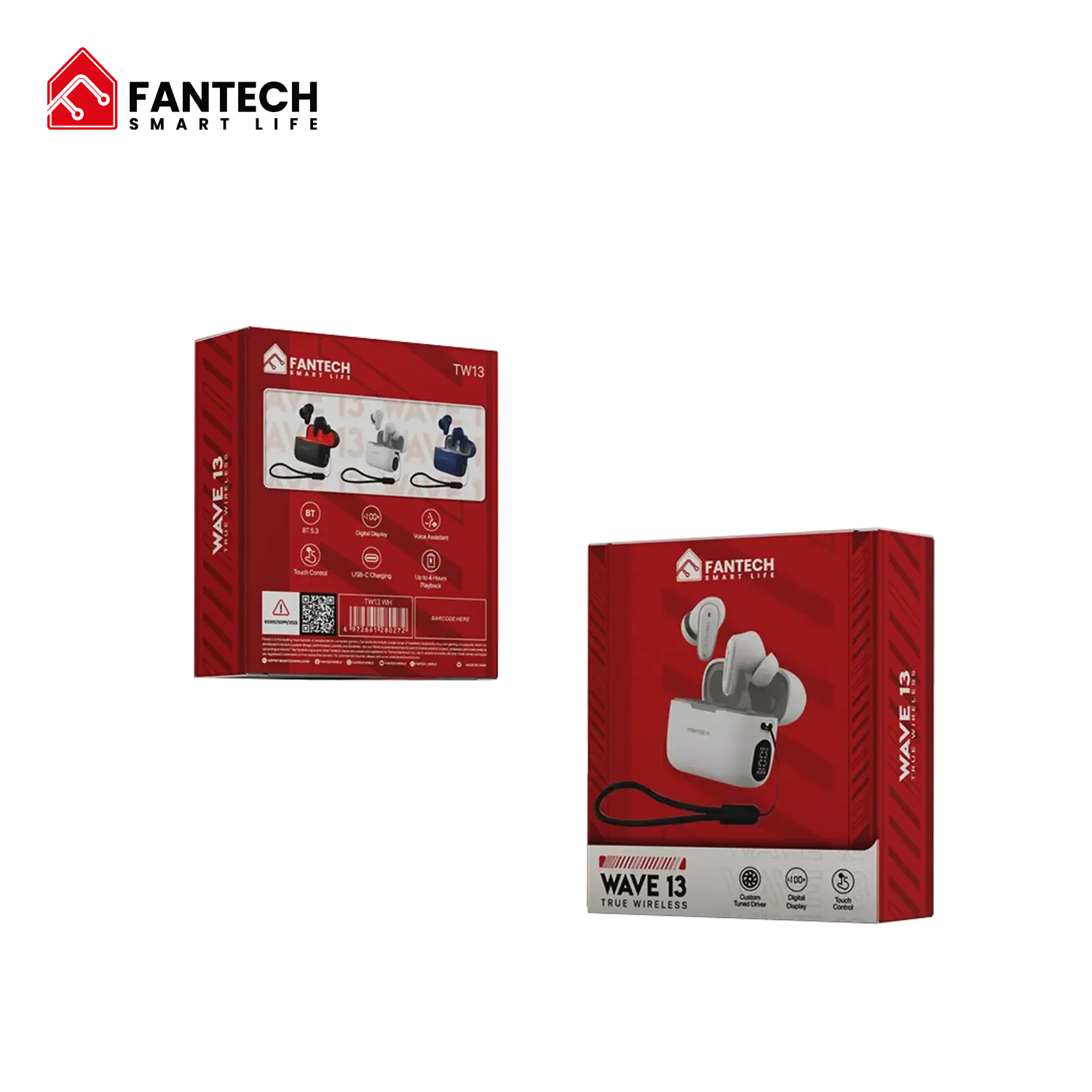 Fantech WAVE 13 TW13 True Wireless Earbuds Blue - Thumbnail 2