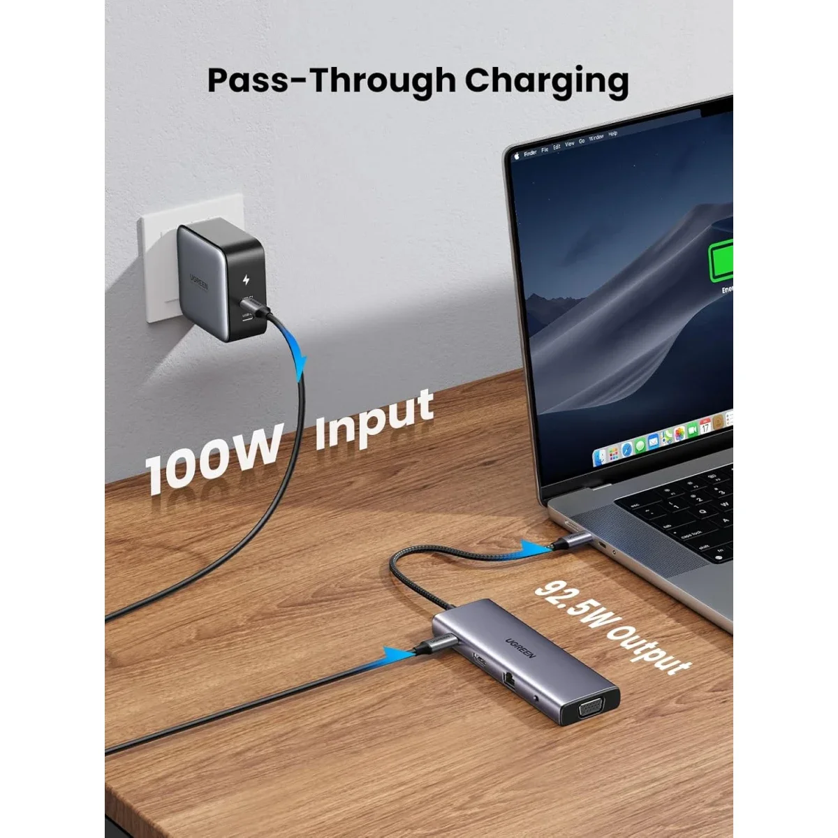 Ugreen 15601 USB-C 10-in-1 Multi-Functional Hub - Thumbnail 5