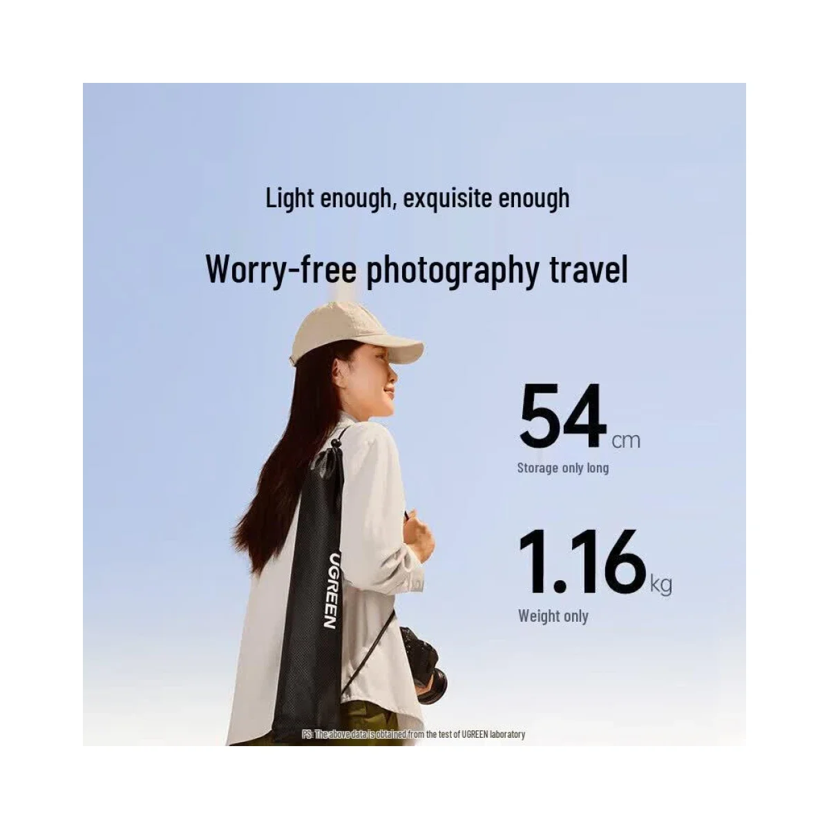 UGREEN LP915 Camera Tripod for DSLR and Mirrorless Cameras - Thumbnail 2