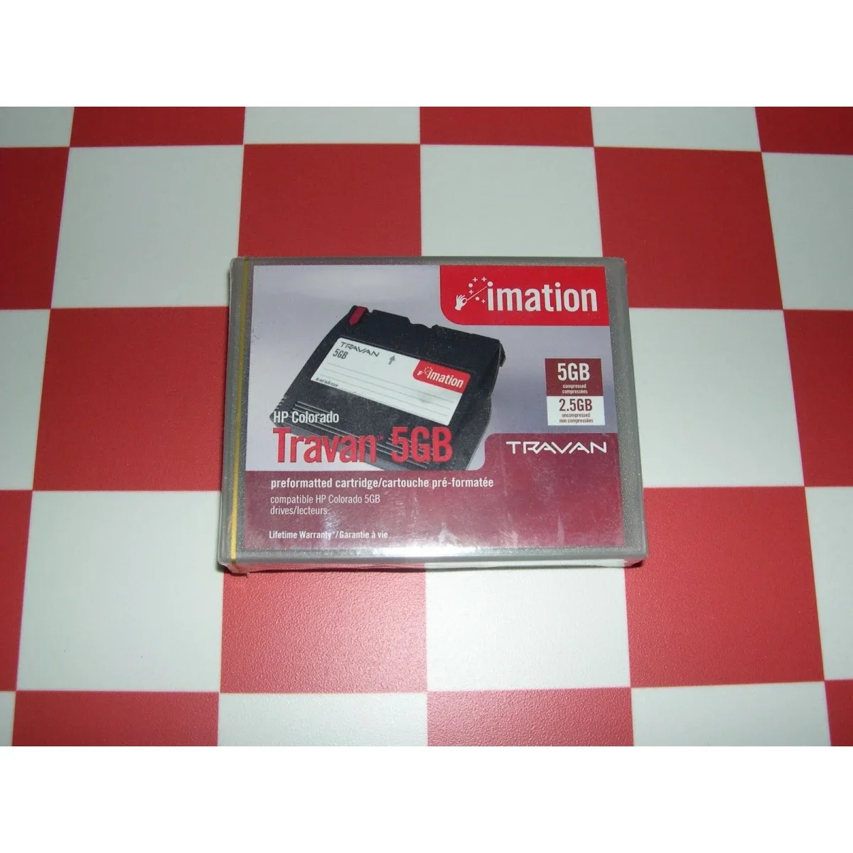 خرطوشة شريط Imation Colorado Travan بسعة 5GB باللون الأسود