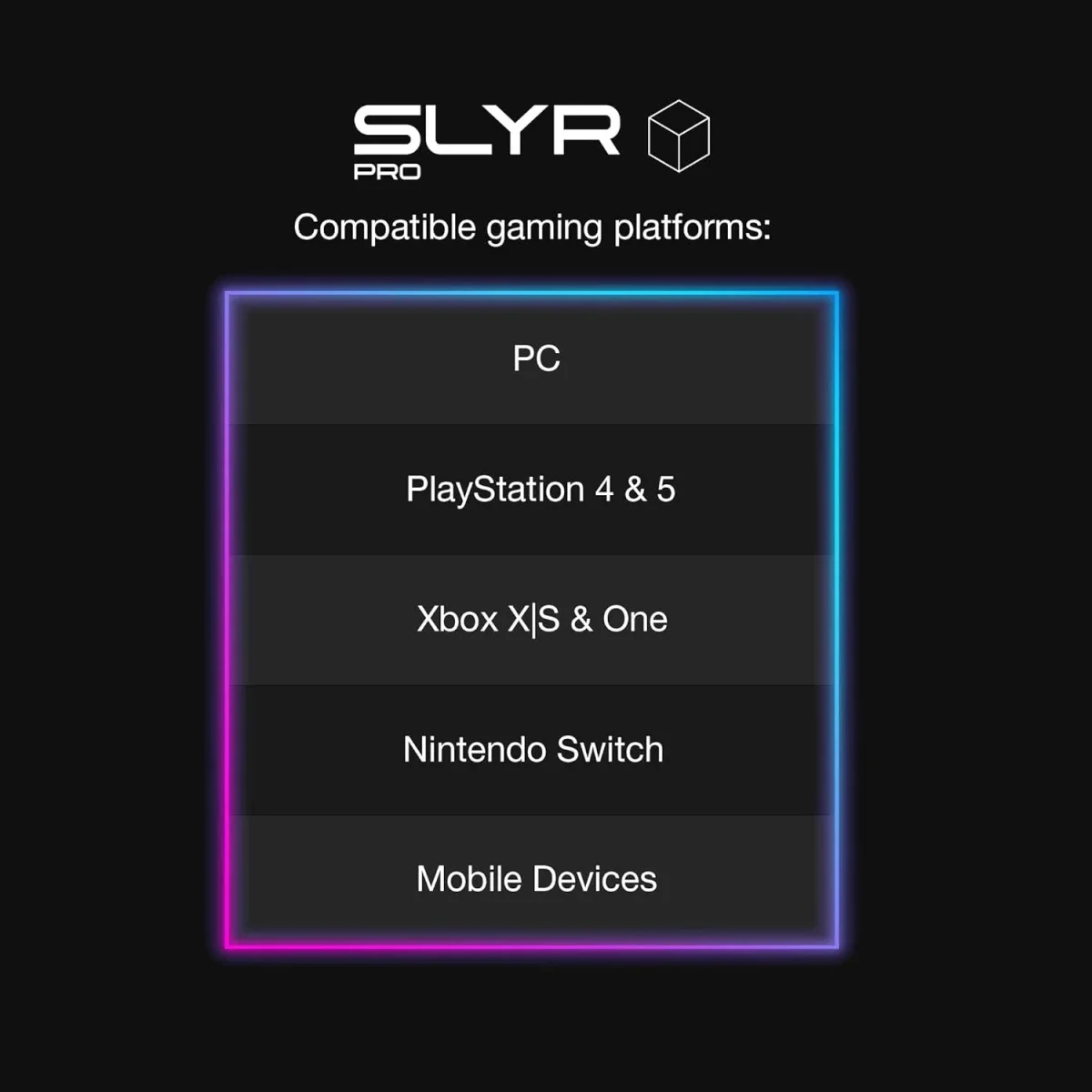 سماعة ألعاب Skullcandy SLYR Pro سلكية متعددة المنصات مع ميكروفون قابل للإزالة - Black Digi-Hype - Thumbnail 6