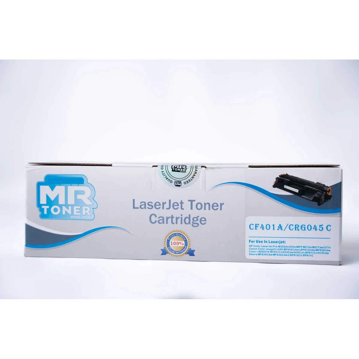 خرطوشة حبر ليزر سماوي Mr Toner لطابعات HP Color LaserJet Pro M252/M277 وCanon i-SENSYS MF631/MF633