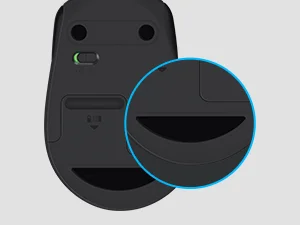 ماوس Logitech M330 Silent Plus لاسلكي صامت - أسود - Thumbnail 8