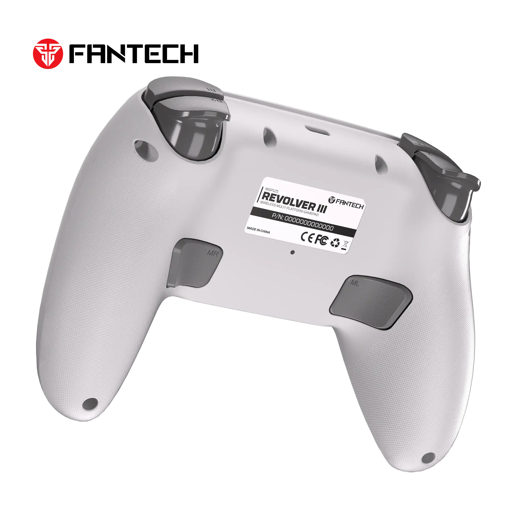 يد تحكم Fantech WGP12S Revolver III لاسلكية متعددة المنصات - رمادي - Image 4
