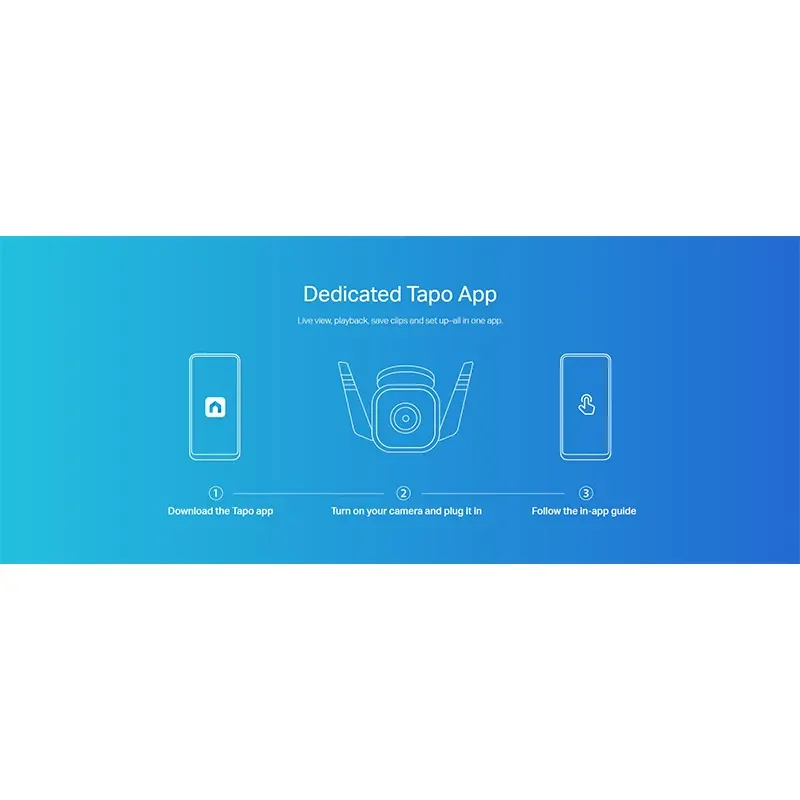 كاميرا مراقبة خارجية TP-LINK Tapo C310 بدقة 3MP 2K، واي فاي وإيثرنت، كشف حركة، صوت باتجاهين، IP66، microSD حتى 512GB ورؤية ليلية - Image 3