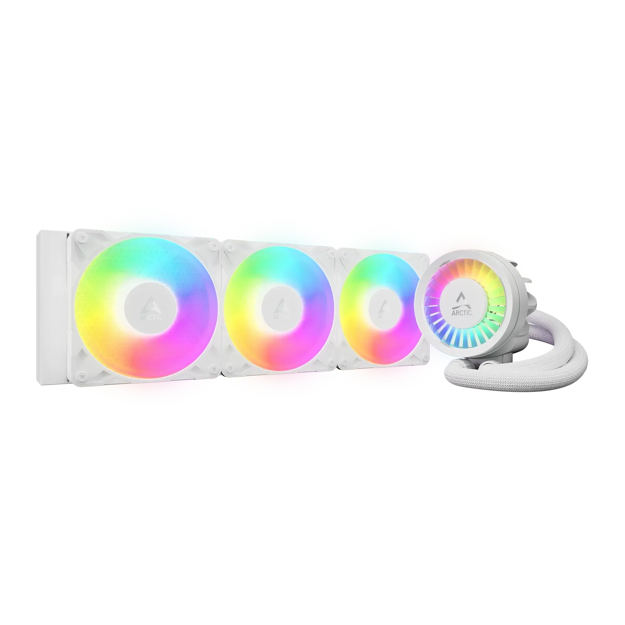 مبرد سائل للمعالج ARCTIC Freezer III Pro 360 A-RGB أبيض الكل في واحد - Image 2