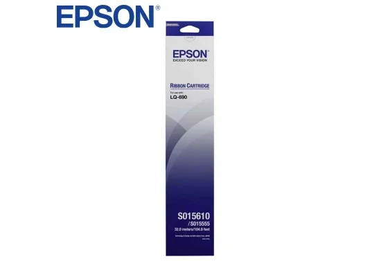 شريط طابعة EPSON S015610 أصلي باللون الأسود - Image 2