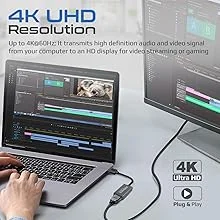 محول DisplayPort إلى HDMI من Promate MediaLink-DP بدقة 4K 60Hz مع موصلات مطلية بالذهب وكابل نايلون - Thumbnail 8