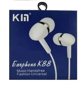 سماعات أذن KM K88 داخل الأذن 3.5mm مع مايك وسماعات 10mm وسلك 130cm - Image 5