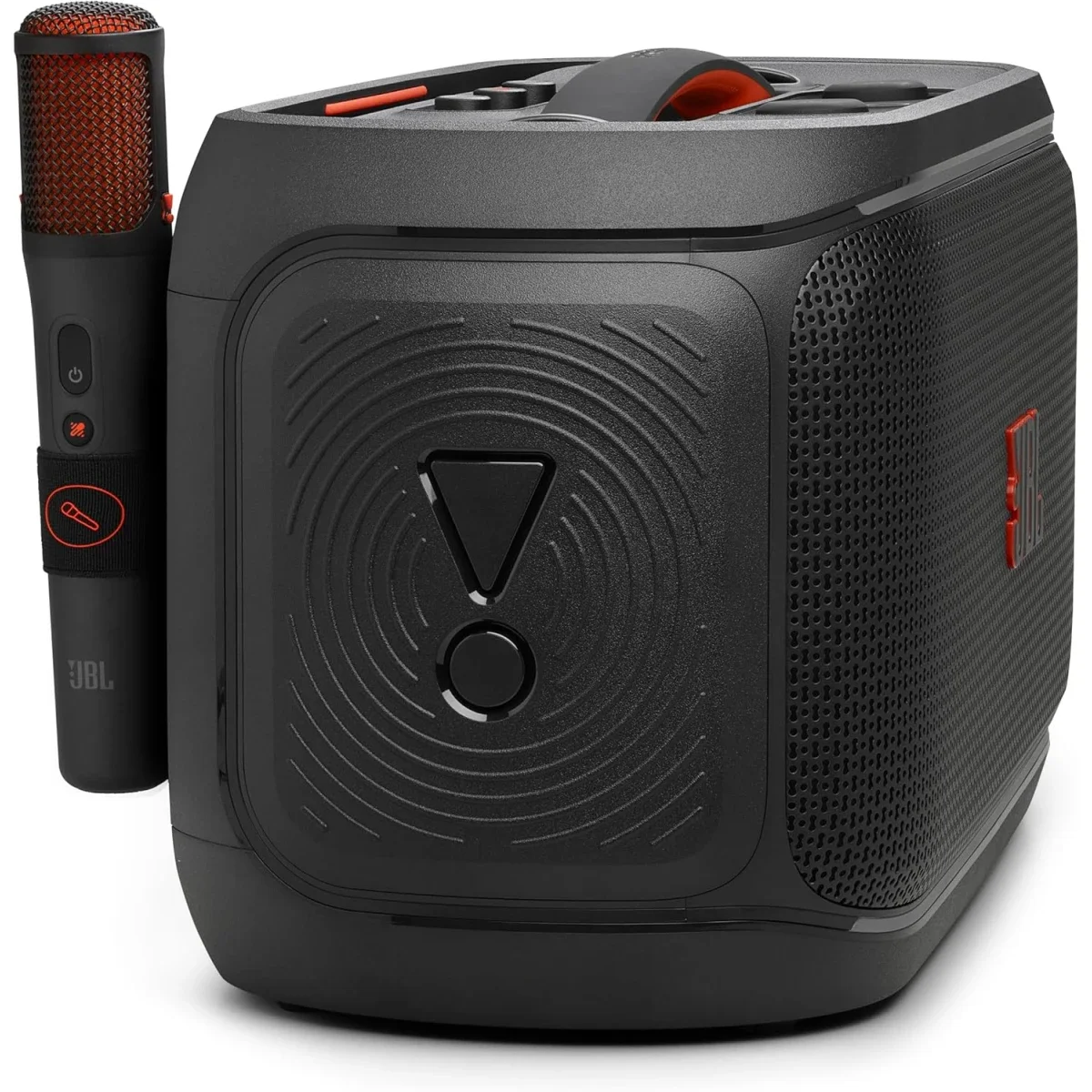 JBL PartyBox On-The-Go 2 Portable Party Speaker with Wireless Digital Microphone, Lightshow, 15-Hour Playtime, Black - Thumbnail 7