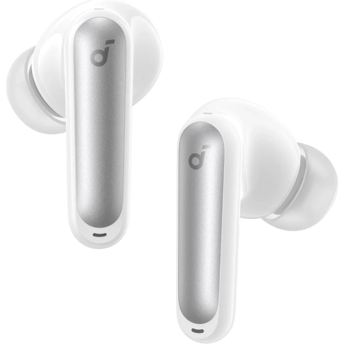 سماعات أذن Anker Soundcore P41i لاسلكية بعزل ضوضاء تكيفي مع علبة شحن 3000mAh، أبيض - Image 2