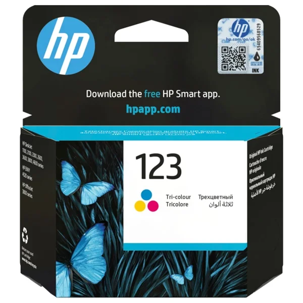 علبة حبر HP 123 ثلاثية الألوان - Image 1