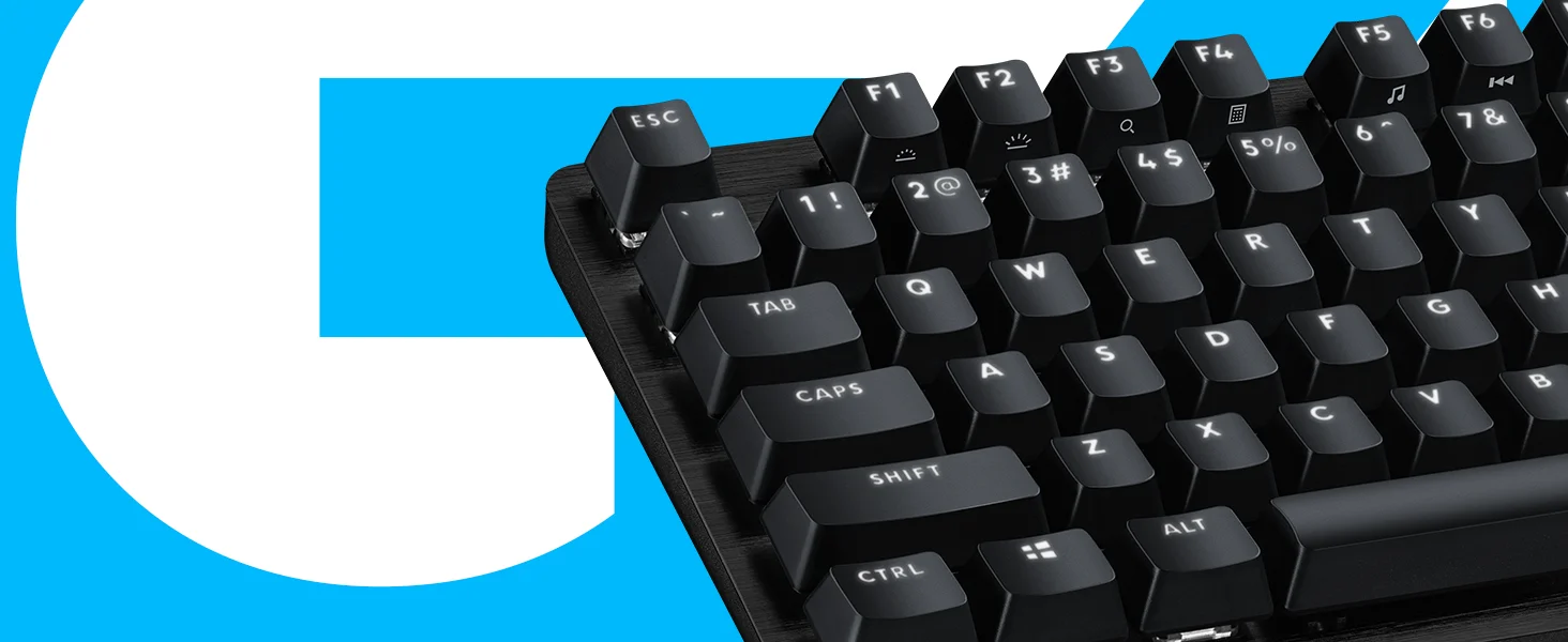 كيبورد ألعاب Logitech G413 SE ميكانيكي كامل الحجم بإضاءة LED بيضاء - Thumbnail 11