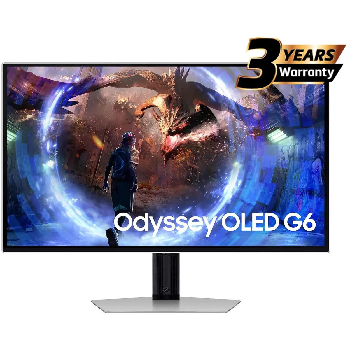 شاشة ألعاب Samsung Odyssey OLED G6 DG602 مقاس 27 إنش QHD بتردد 360 هرتز وزمن استجابة 0.03 مللي ثانية