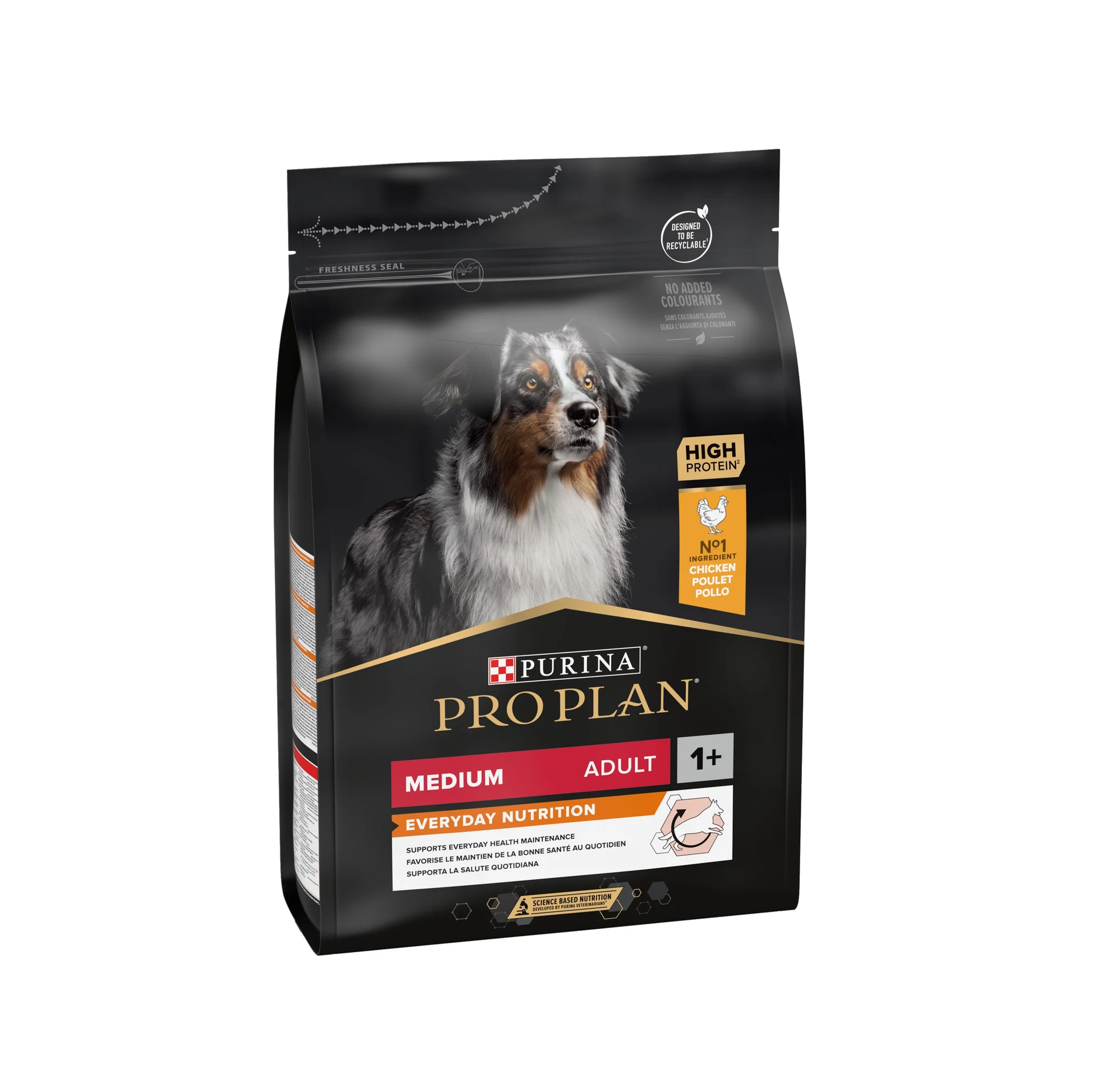 طعام كلاب جاف Pro Plan Everyday Nutrition للكلاب البالغة متوسطة الحجم بالدجاج 3 كغ