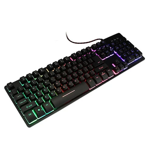 كيبورد ZYG ZYG-800 سلكي للألعاب بإضاءة RGB LED - Image 2
