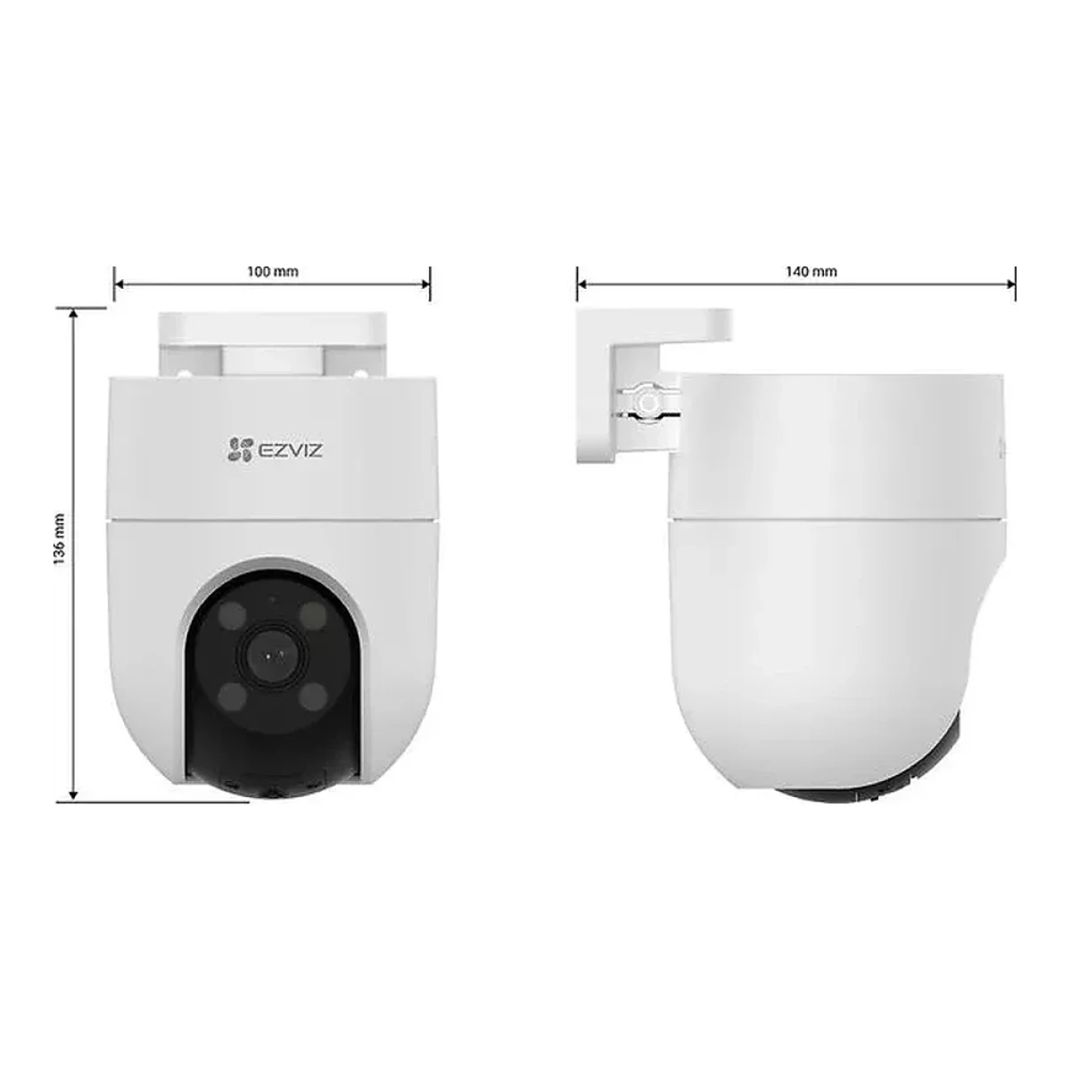 EZVIZ H8C Pro 3K Outdoor Pan & Tilt Wi-Fi Security Camera with Auto-Zoom Tracking - Thumbnail 4