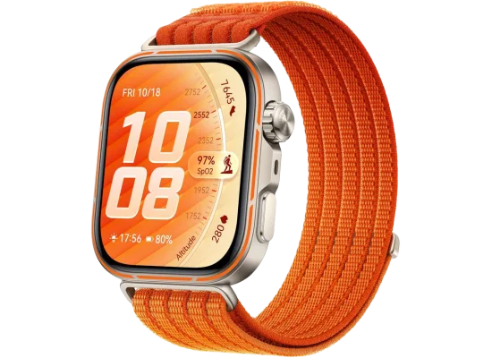ساعة ذكية HUAWEI WATCH FIT 5 Pro بشاشة AMOLED 1.90 إنش، برتقالي - Thumbnail 9