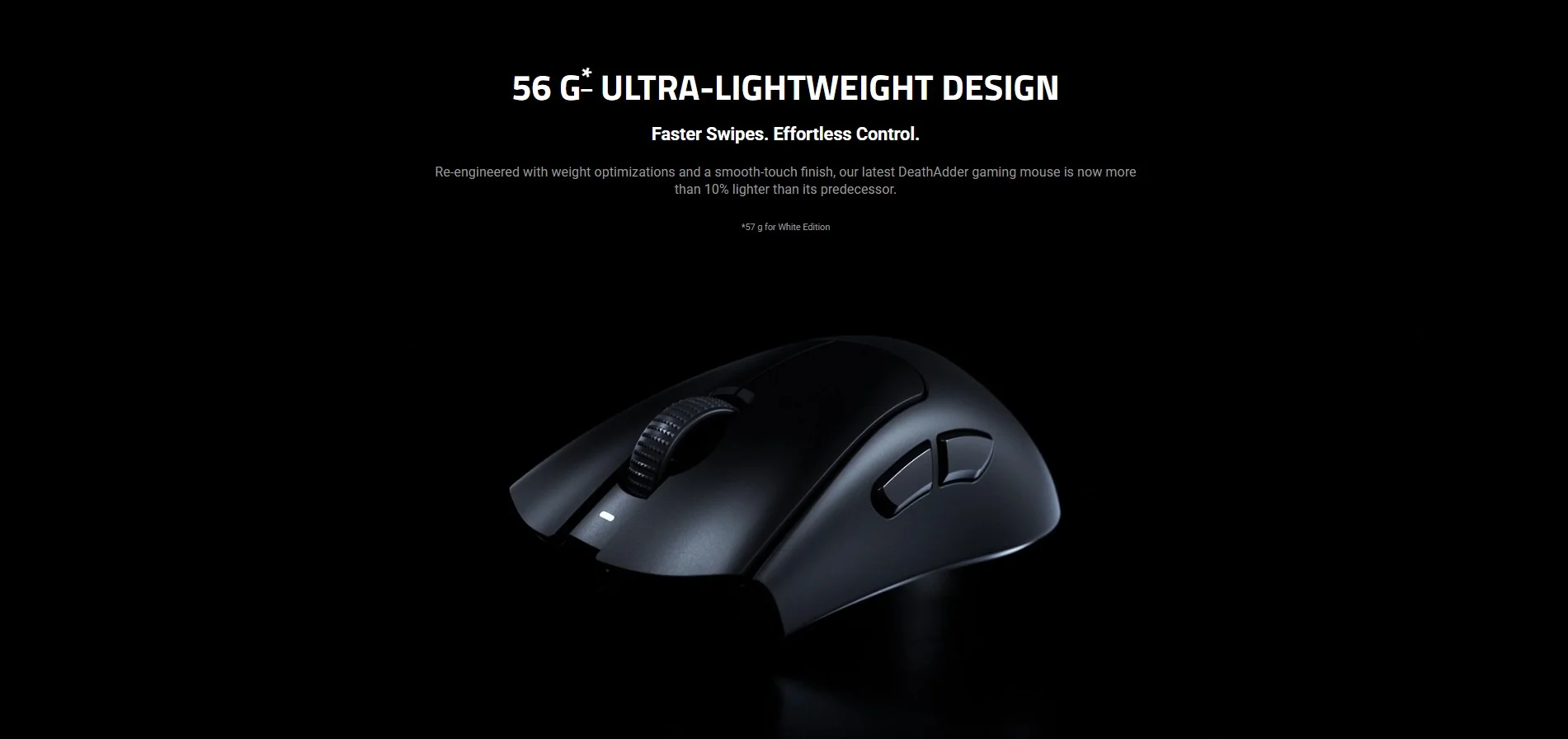 Razer DeathAdder V4 Pro Wireless Gaming Mouse, 56g, HyperSpeed Wireless Gen-2, Focus Pro 45K Gen-2 Sensor, Gen-4 Optical Switches, Optical Scroll Wheel, Up to 150 Hr Battery - Image 15