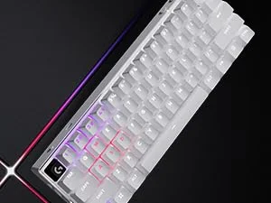 لوحة مفاتيح ألعاب Logitech G PRO X 60 LIGHTSPEED ميكانيكية لاسلكية 60% بمفاتيح GX البصرية اللمسية - أرجواني - Thumbnail 13