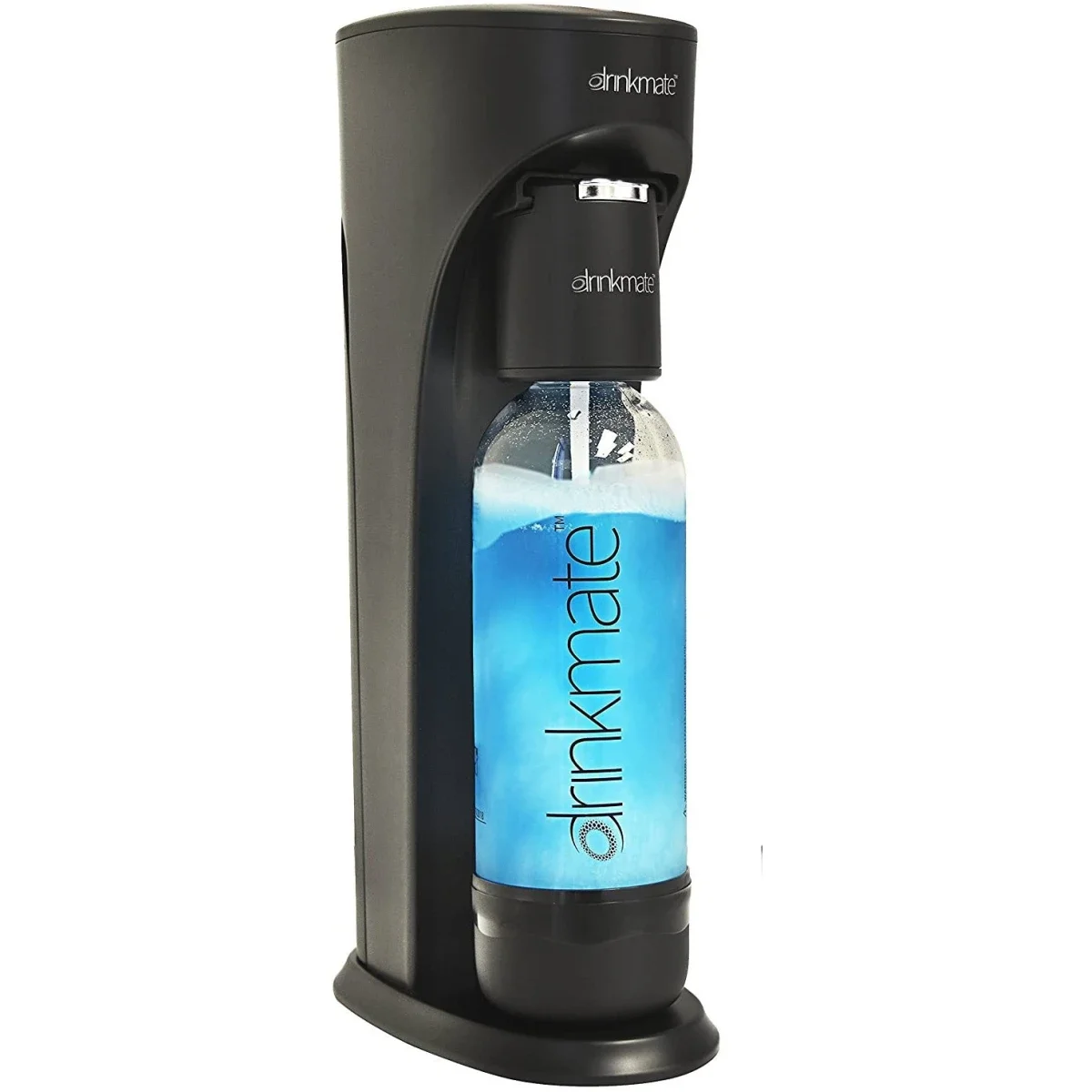 DrinkMate Water & Soda Machine with CO2 Cylinder - Black