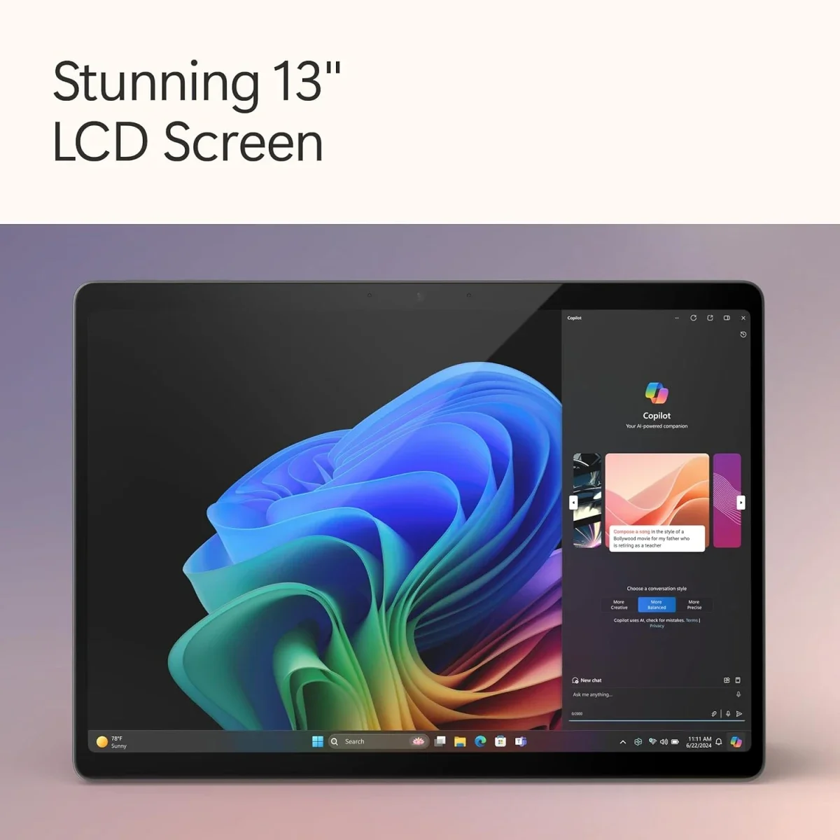 جهاز 2 في 1 Microsoft Surface Pro 13-inch 12th Edition بمعالج Snapdragon X2 Plus وذاكرة 16GB وتخزين 512GB لون Dune - Image 4