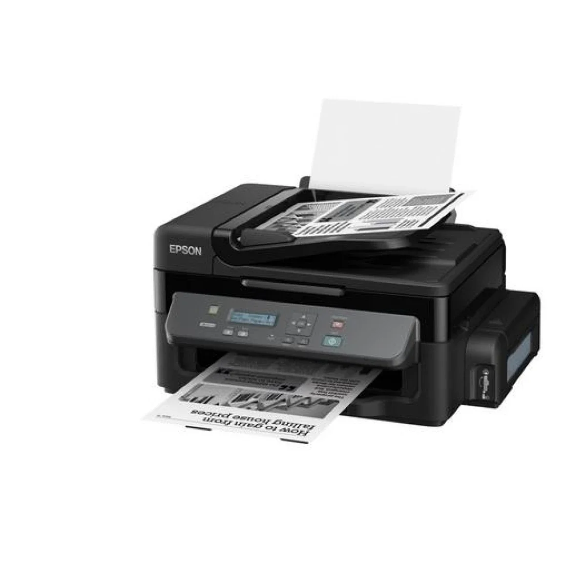 طابعة EPSON WorkForce M200 متعددة الوظائف نافثة للحبر أحادية اللون 220 فولت - Image 3