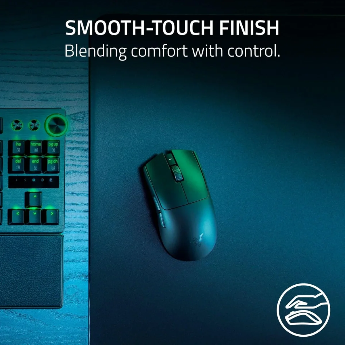 ماوس ألعاب Razer Viper V3 Pro SE لاسلكي بدقة 35K DPI، أسود - Thumbnail 7