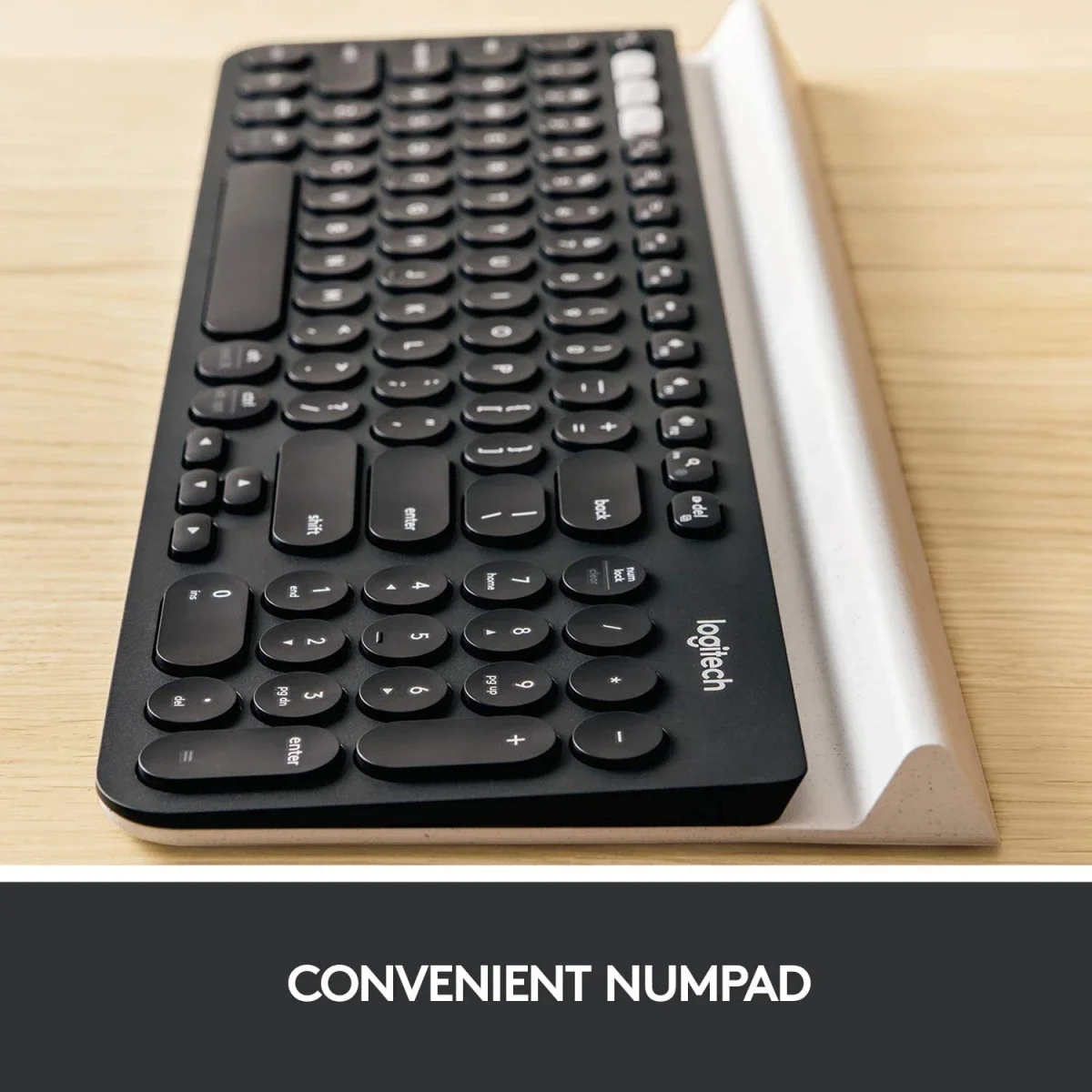 Logitech K780 Multi-Device Bluetooth Keyboard with FLOW - English - Thumbnail 4