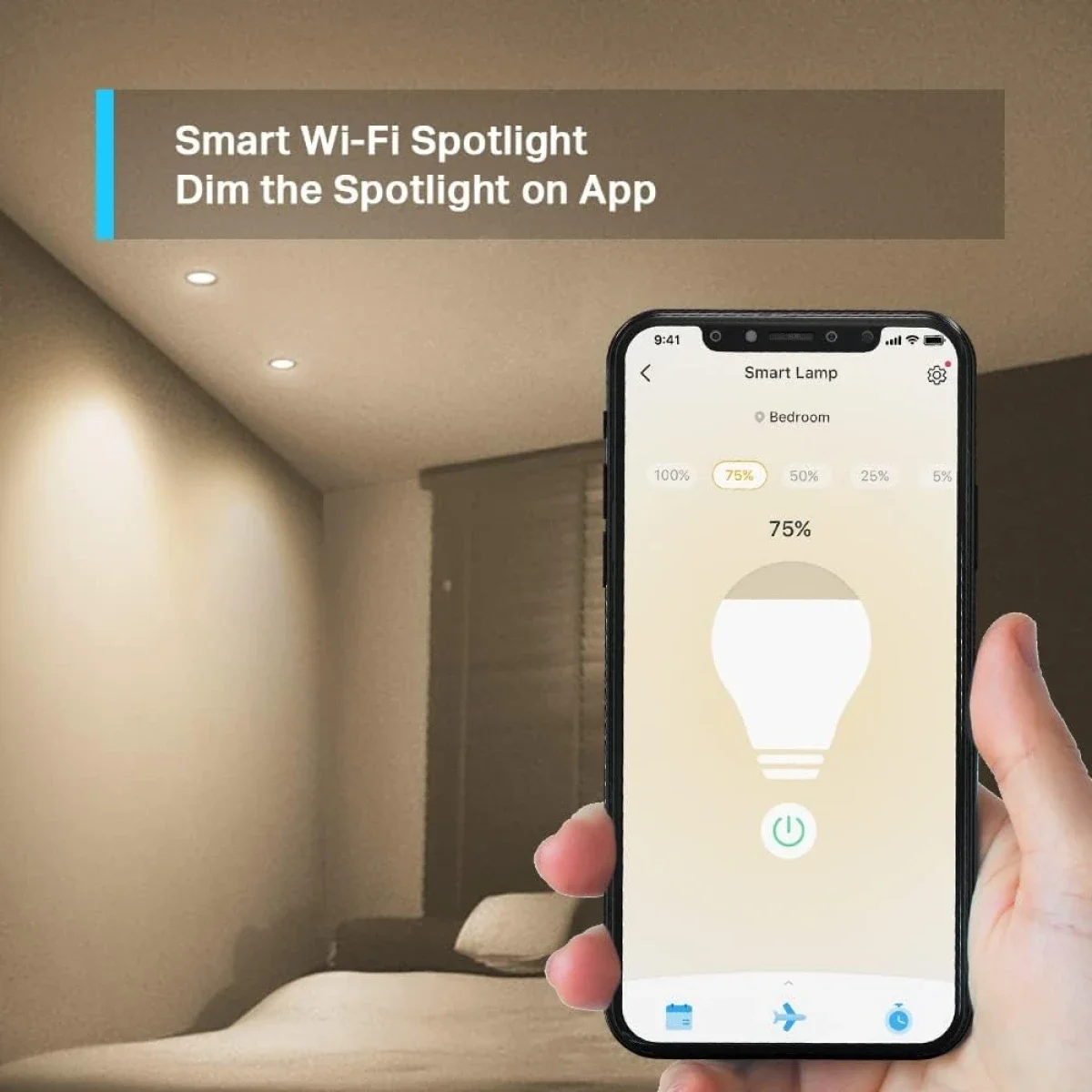 لمبة سبوت لايت LED ذكية قابلة للتعتيم TP-LINK Tapo L610 2700K قاعدة GU10 - Image 10