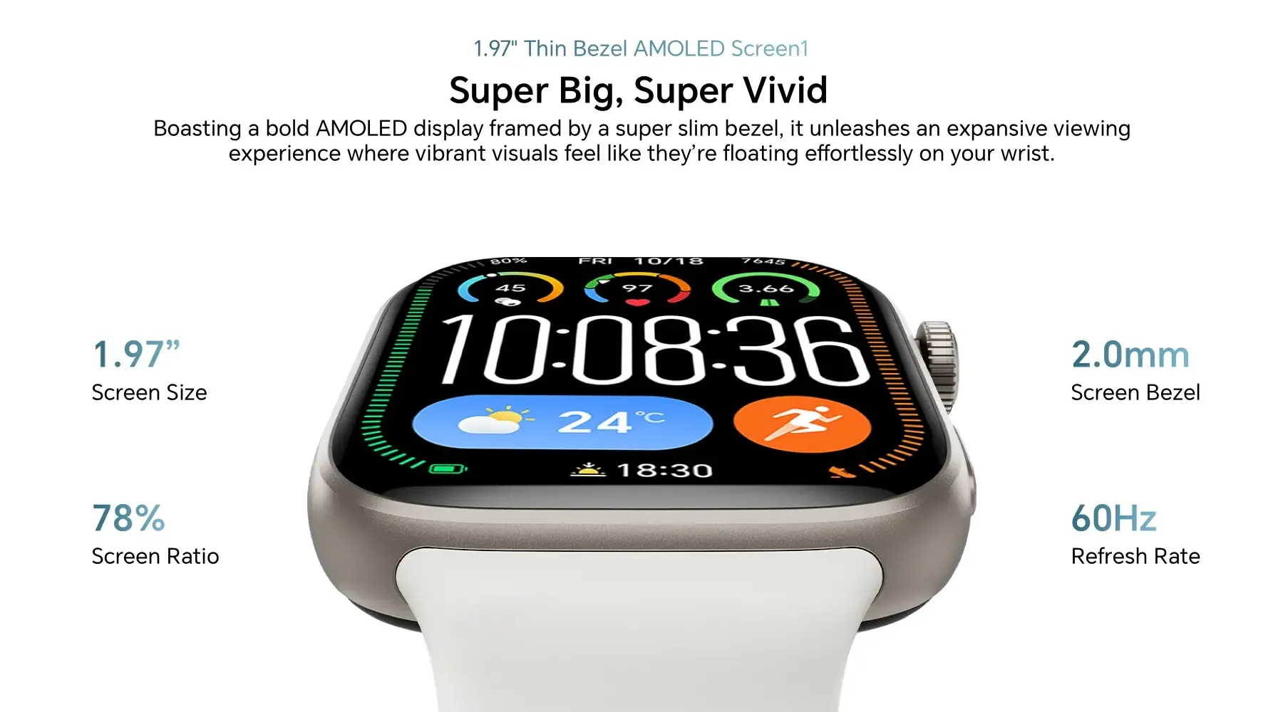 HONOR Watch X5i Smartwatch with 1.97-inch AMOLED Display, Bluetooth Calling, Black - Thumbnail 13