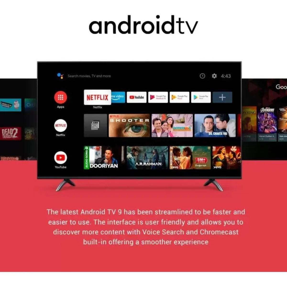 مشغل وسائط بث محمول Xiaomi Mi TV Stick بدقة 1080P، رام 1GB، سعة 8GB، أسود - Thumbnail 7