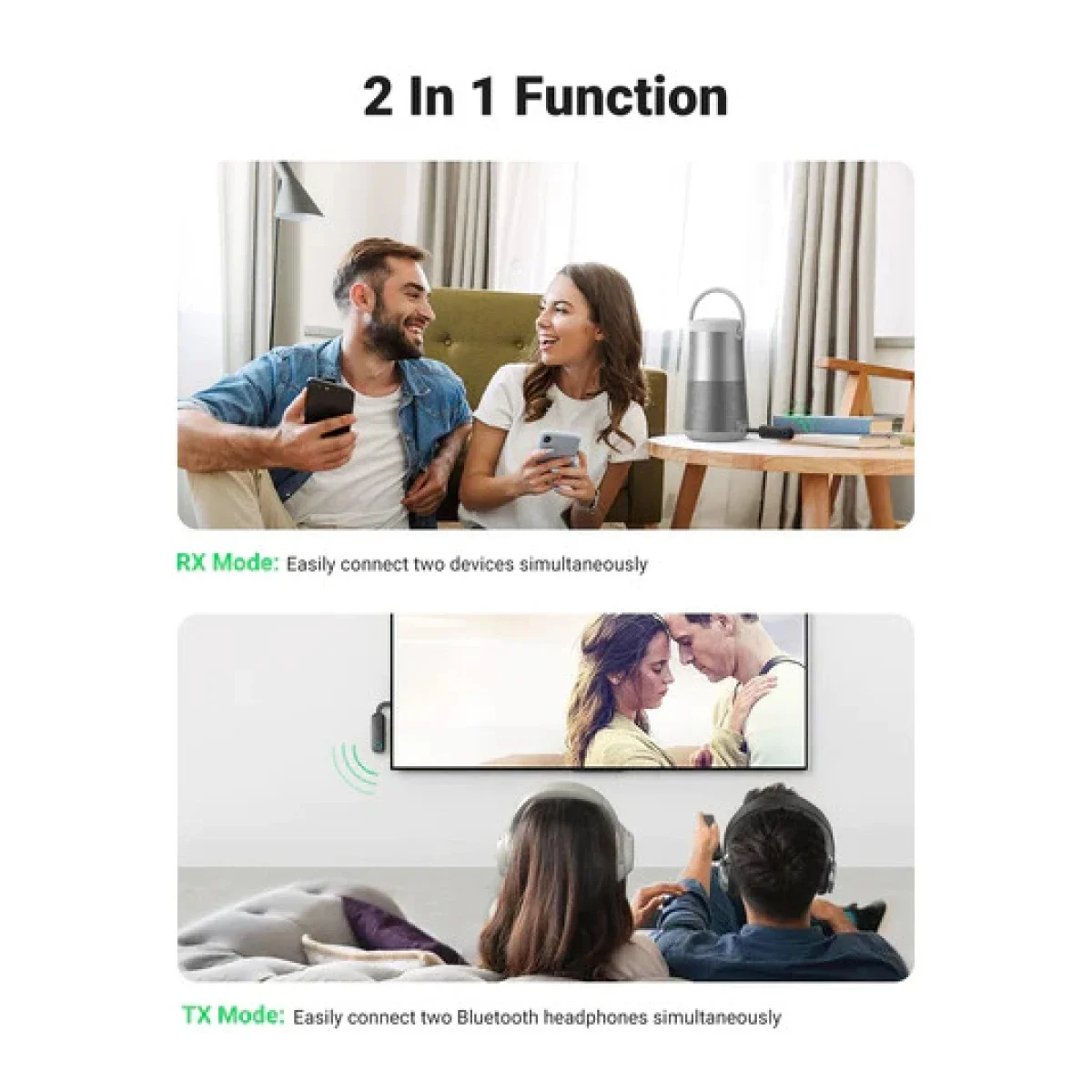 محول Ugreen بلوتوث 5.0 للإرسال والاستقبال - Thumbnail 4