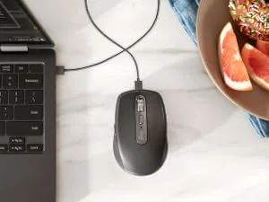 ماوس Logitech MX Anywhere 3S لاسلكي بدقة 8K DPI وبلوتوث، رمادي فاتح - Thumbnail 11