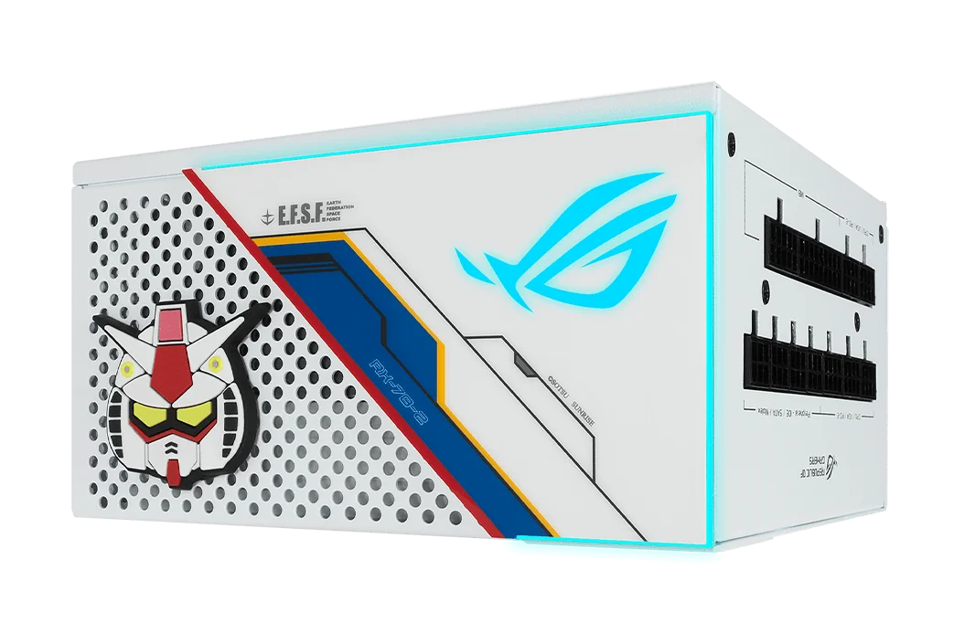 مزود طاقة Asus ROG Strix 850W GUNDAM Edition معياري بالكامل بشهادة 80 Plus Gold - Thumbnail 4